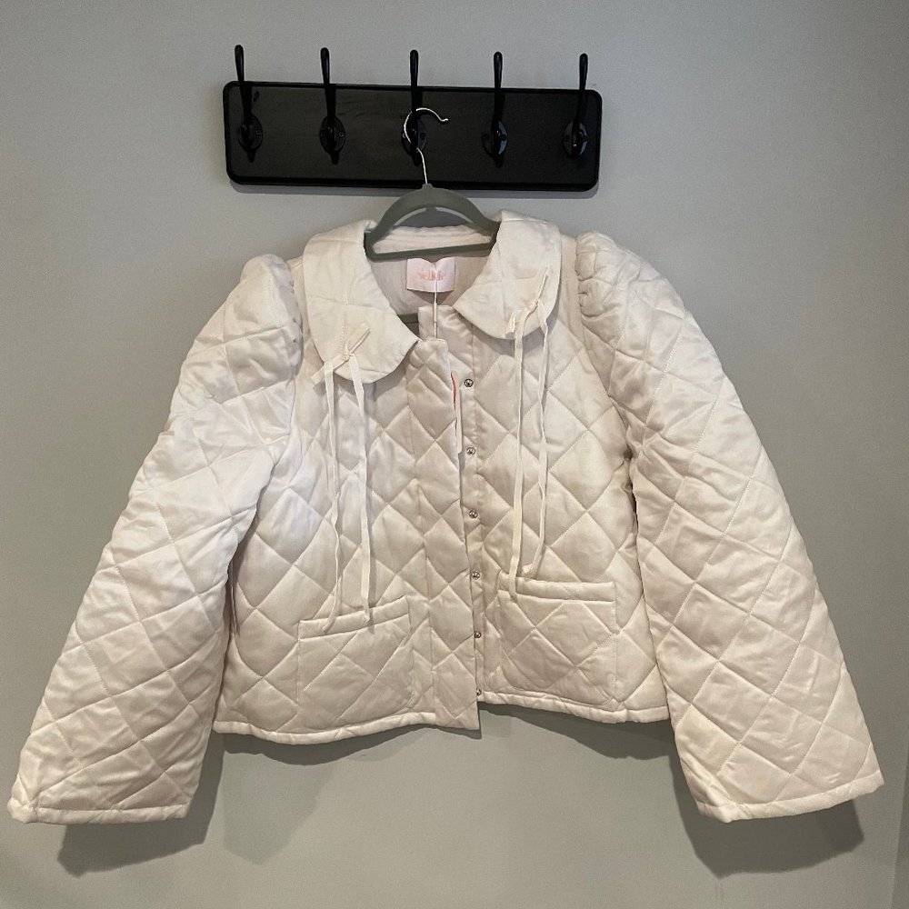 NWT Selkie Strawberry Milk House Coat L